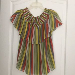 Off the shoulder CAbi blouse